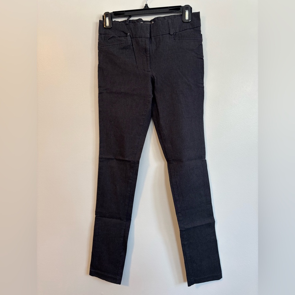 Smart Set Black Skinny Leg Office Dress Pants Size 7/8